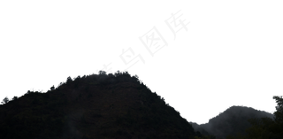 绵延起伏险峻的山峰