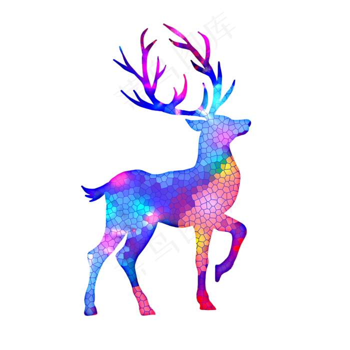小鹿插画设计商用素材,免抠元素