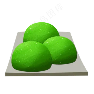 清明节青团png素材