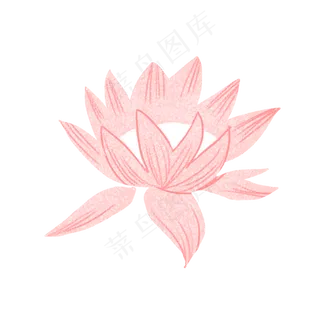 卡通荷花PNG下载