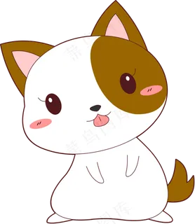 Q版可爱卡通萌萌哒小动物十二生�,免抠元素