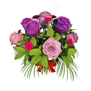 玫瑰花束png图