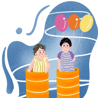 六一儿童节卡通小男孩 六一儿童节卡通小男孩