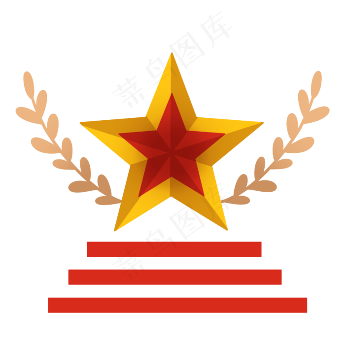 建党节国徽,免抠元素(3000*3000px 300 dpi )psd模版下载