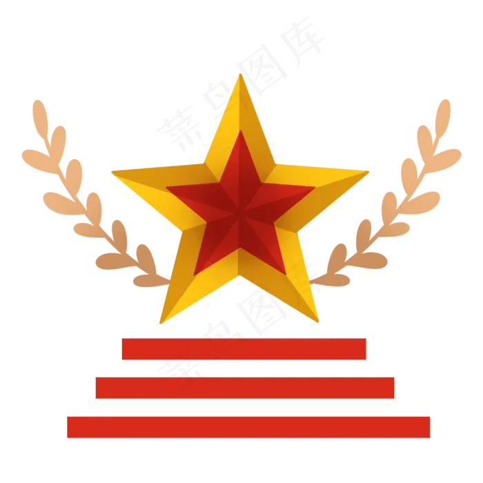 建党节国徽,免抠元素(3000*3000px 300 dpi )psd模版下载