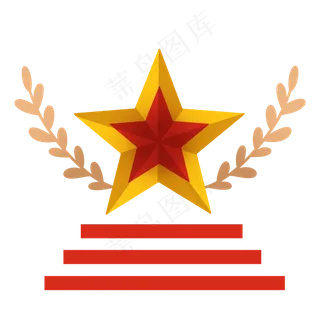 建党节国徽,免抠元素