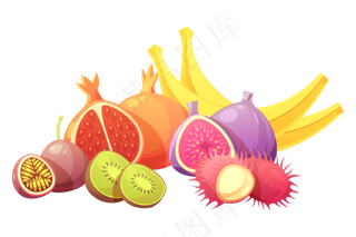 新鲜热带水果
