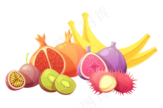新鲜热带水果