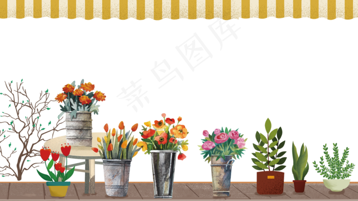 花朵装饰花艺手绘边框(1778X1000(DPI:300))psd模版下载