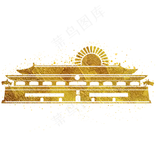 撒金粉庆祝国庆*金色太阳P