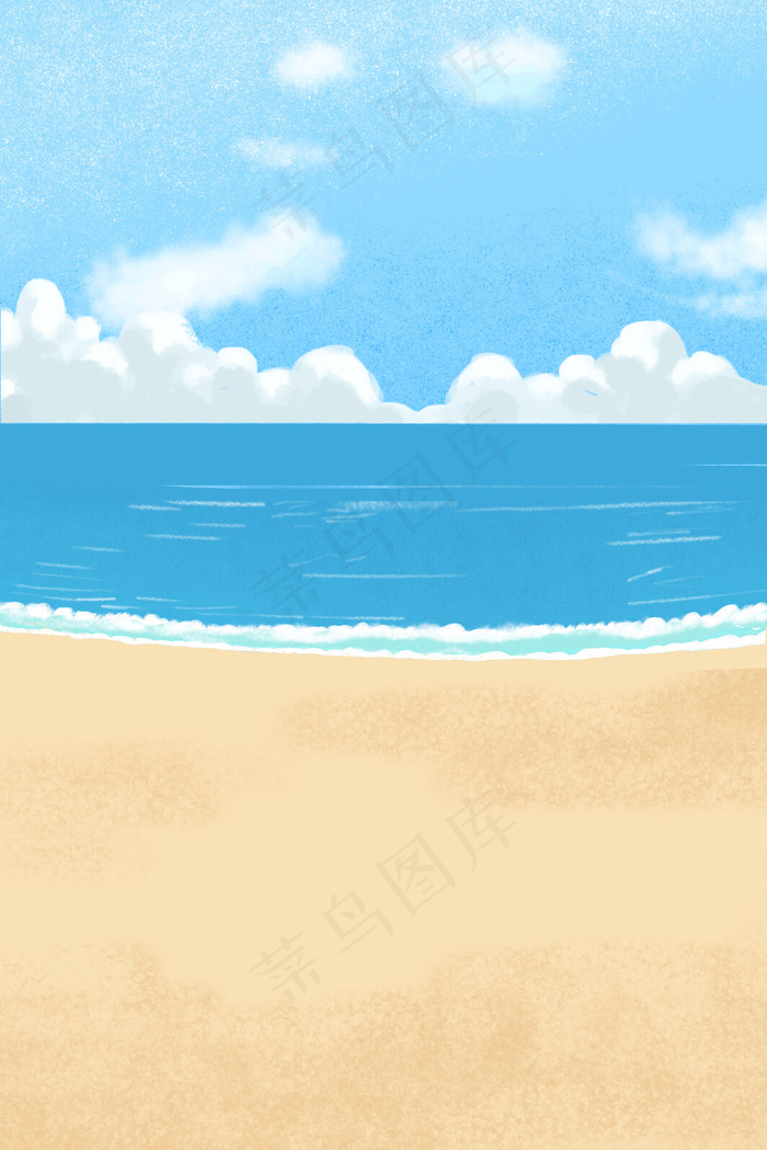 蓝色的海洋免抠图(3545*5315px 	      )psd模版下载