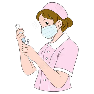 武汉加油手绘配药护士护工