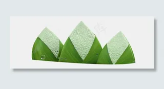 端午节食物粽子三个