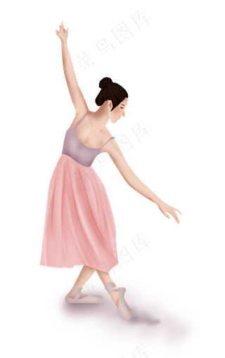 舞蹈班芭蕾舞人物,免抠元素