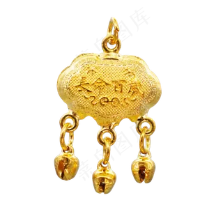 长命百岁挂锁,免抠元素