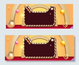 金色大促天猫活动banner