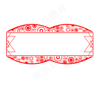 红色新年边框,免抠元素
