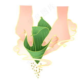 国潮风端午节包粽子