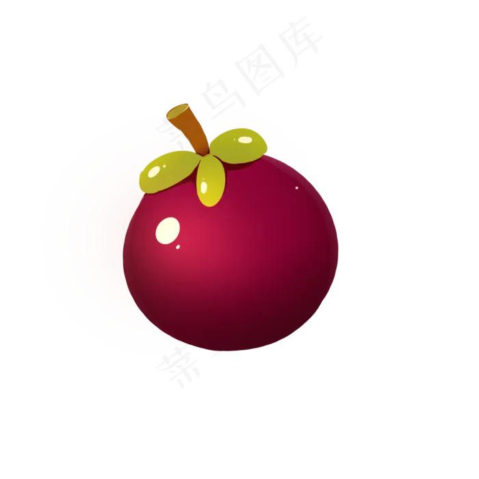 水果装饰图案红紫山竹(2000X2000(DPI:299))psd模版下载