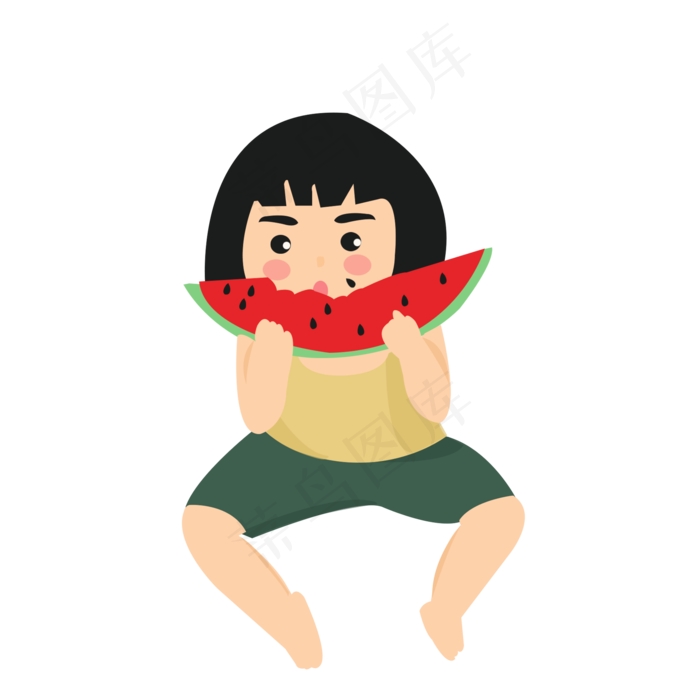 清新处暑节气设计素材