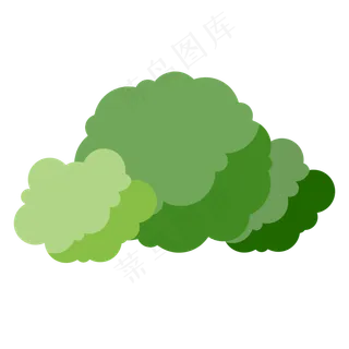 春季绿色草地装饰图案下载,免抠元素