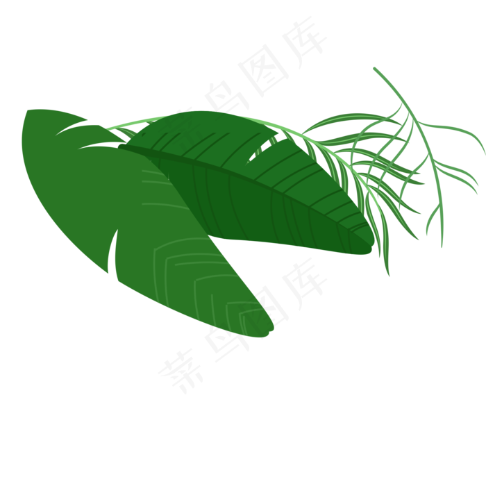 卡通植物绿叶下载