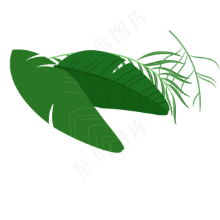 卡通植物绿叶下载