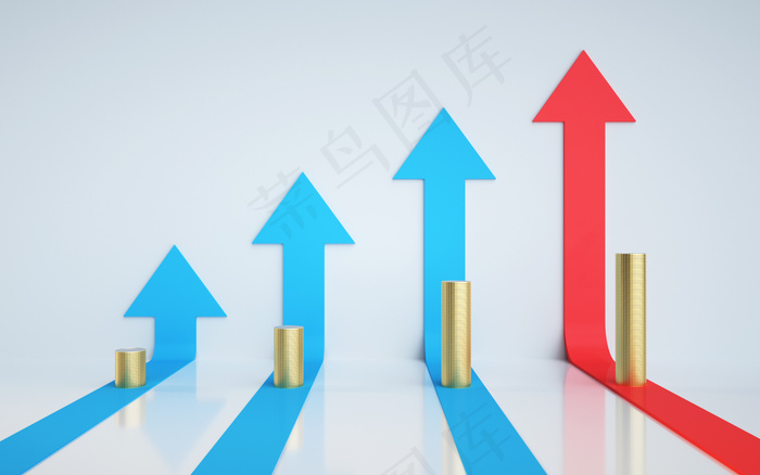 货币金融箭头图片背景