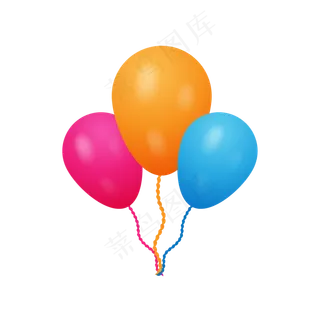 彩色儿童节气球