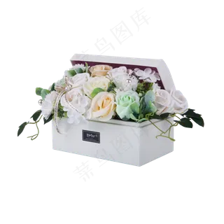 时尚的情人节鲜花礼盒素材