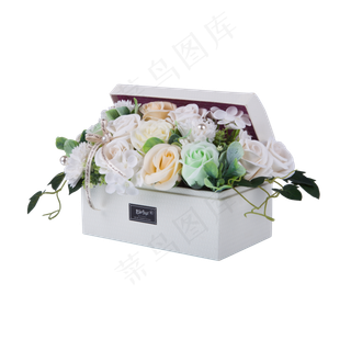 时尚的情人节鲜花礼盒素材
