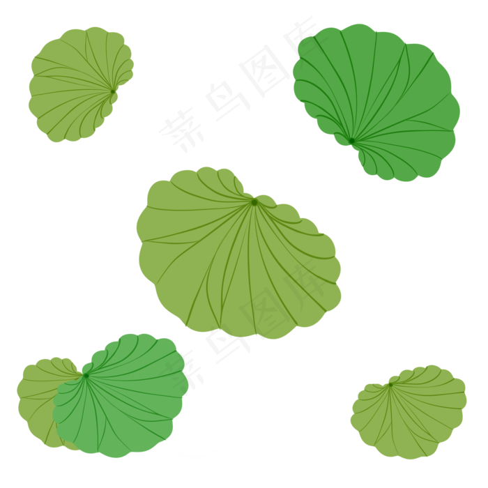 圆形绿色植物叶子(2000X2000(DPI:299))psd模版下载