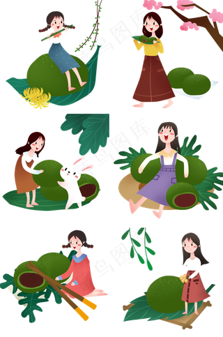 清明节青团美食