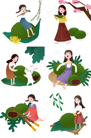 清明节青团美食