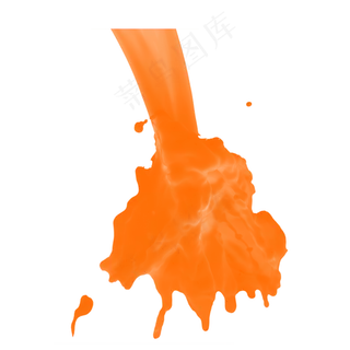 果汁橙汁飞溅,免抠元素