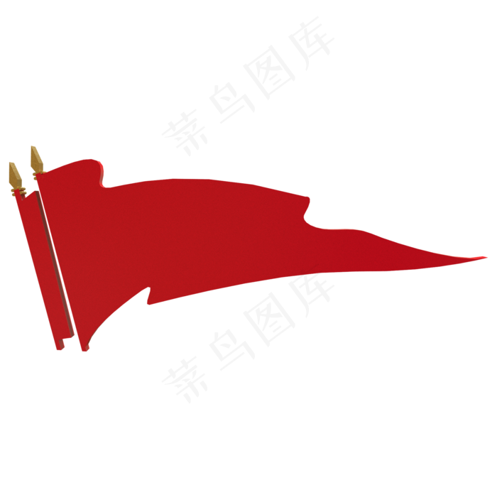 文化墙红旗(2000X2000(DPI:300))psd模版下载