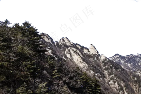 陡峭风景秀丽的山峰 陡峭风景秀丽的山峰
