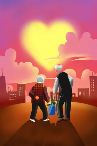 卡通手绘风2.14情人节配图