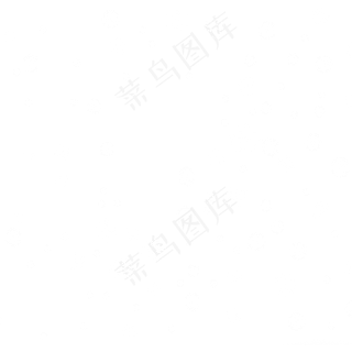 白色冬季雪花,免抠元素