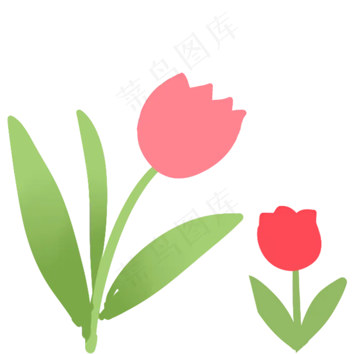 两个春季自然植物(2000X2000(DPI:300))psd模版下载