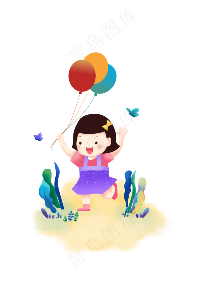 儿童节卡通插画