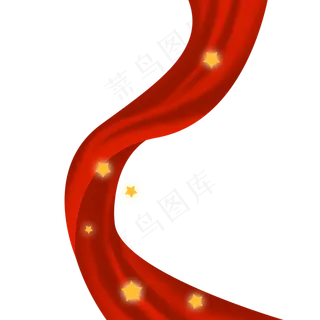 党建丝带星星装饰