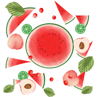 西瓜桃子