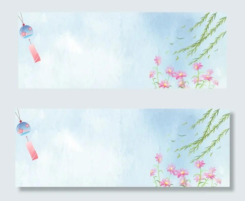 春季踏青旅游绿色banner(1920*700px 	       )psd模版下载
