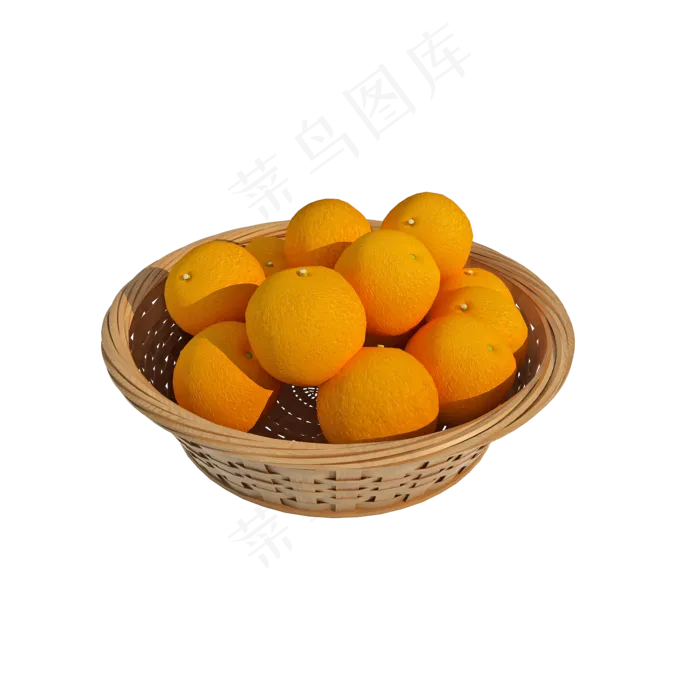 仿真橙子丰收png图(2000X2000(DPI:300))psd模版下载