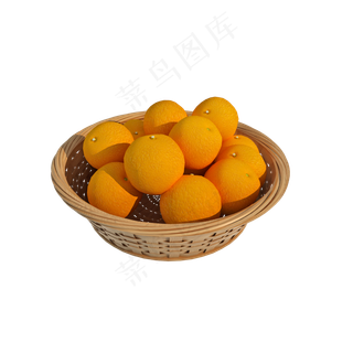 仿真橙子丰收png图
