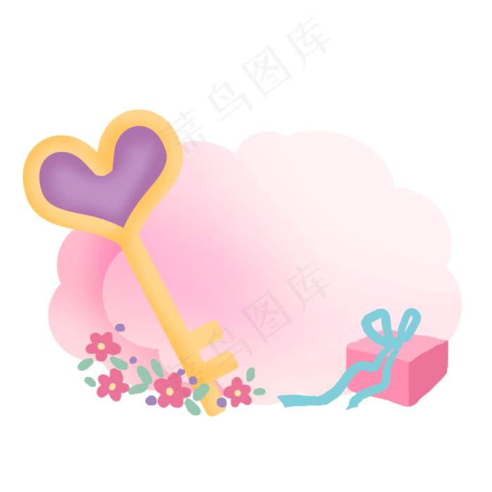 情人节浪漫边框PNG免抠素材