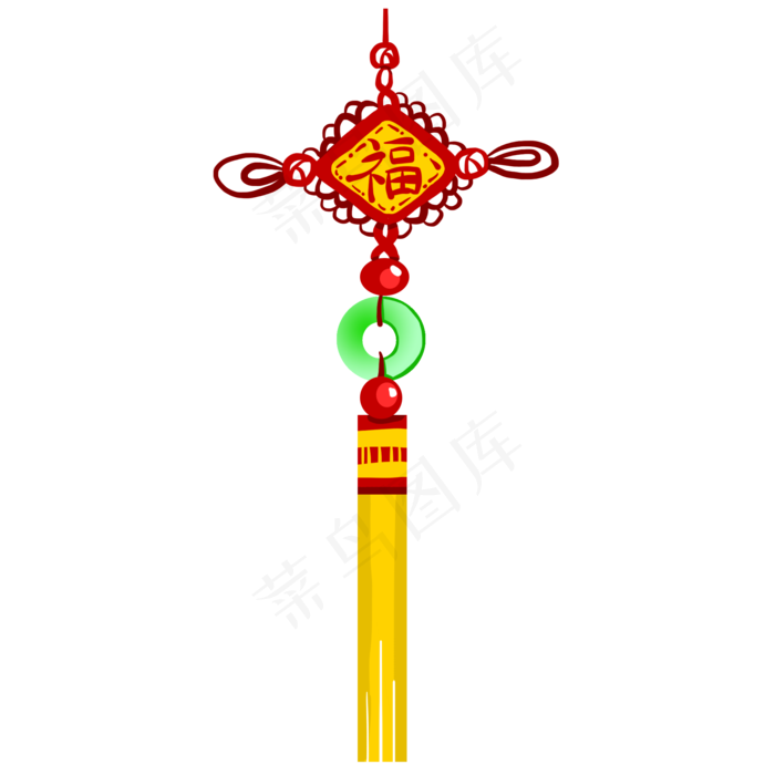 2020鼠年大吉中国结挂件,免抠元素(2000X2000(DPI:300))psd模版下载
