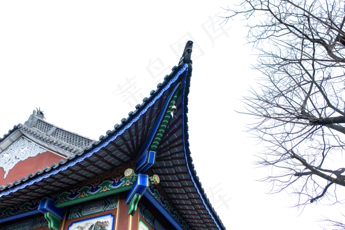 中式建筑古典建筑,免抠元素(2000X1338(DPI:300))psd模版下载