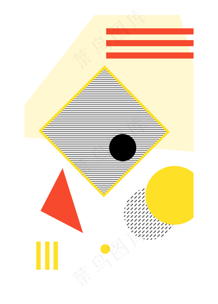 几何围裙装饰图,免抠元素(4567*6339px 300 dpi )psd模版下载